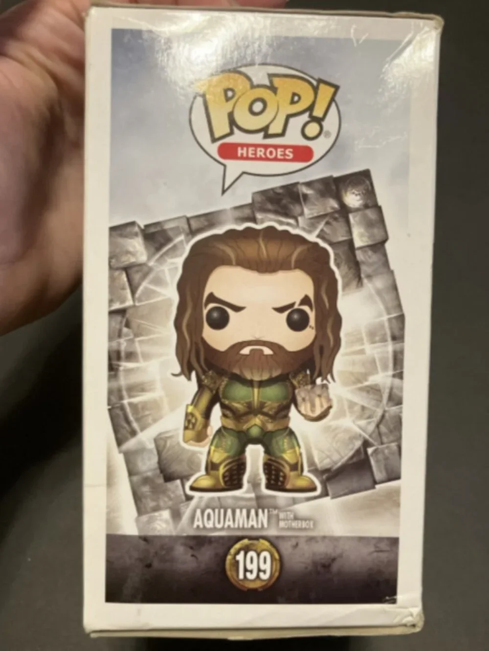 Funko Pop! Vinyl: DC Universe - Aquaman - (w/ Mother Box) - San Diego Comic Con